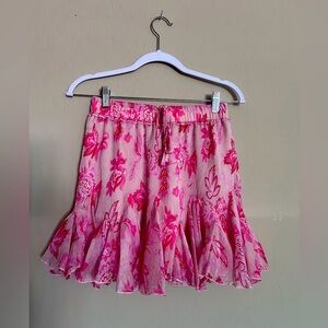 Pink Flowy Skirt